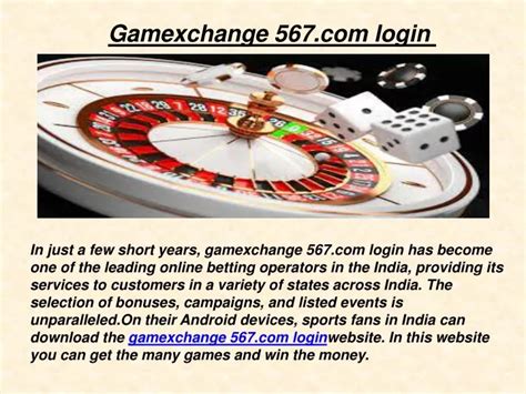 gamexchange 567.com login Cricketidprois a well-known cricket betting site that many Indian bettors use
